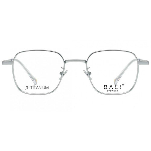 Bali Osaka argent mat - monture optique hexagonale en bêta-titane