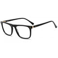 Bali Ozo noir - monture optique rectangulaire en acétate noir