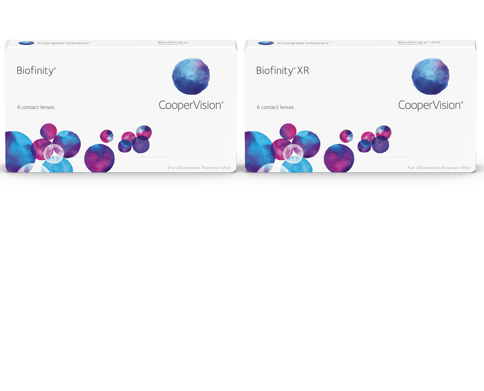 Boîte de lentilles CooperVision Biofinity