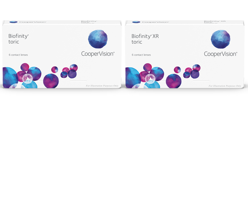 Boîte de lentilles CooperVision Biofinity toric