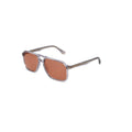 Police SPLN21 gris transparent - lunette de soleil homme à double pont