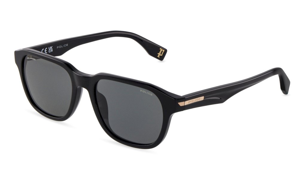 Police SPLU67 noir brillant - lunette de soleil homme