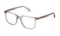 Police VPLG73 gris transparent - monture optique homme