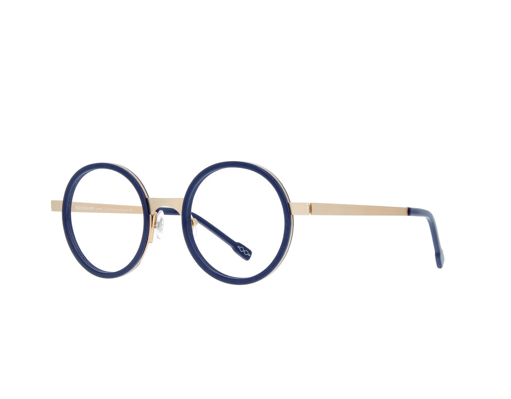 Roussilhe Pop 107 bleu nuit et or