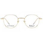Bali Sakai or - monture optique ronde en bêta-titane doré