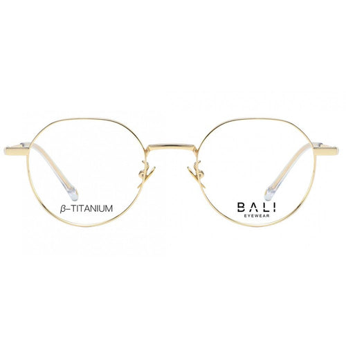 Bali Sakai or - monture optique ronde en bêta-titane doré