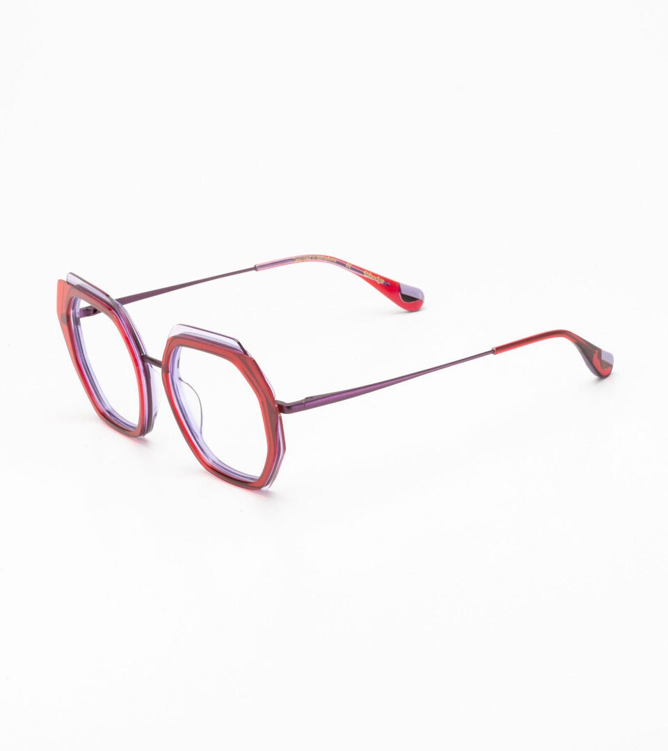 Woodys Tatiana orange et rose - vue de trois quarts