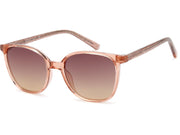 Rose pêche pailletée