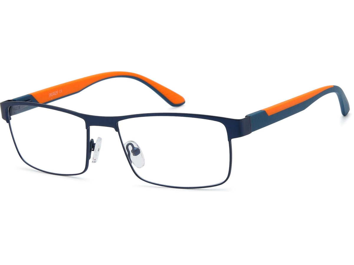 Ikaly P332 bleu marine et orange