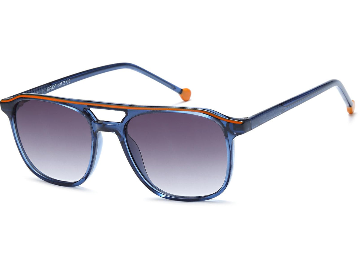 Ikaly SK679 bleu marine et orange